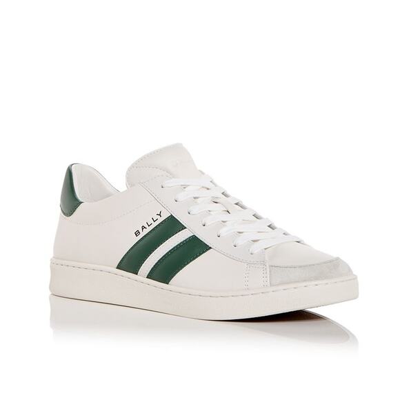 Bally Leather White Kelly Tyger Sneakers Size 9.5 main image 6